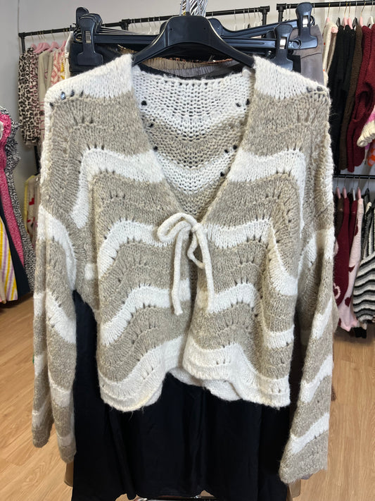 Cardigan "Fee" (beige)