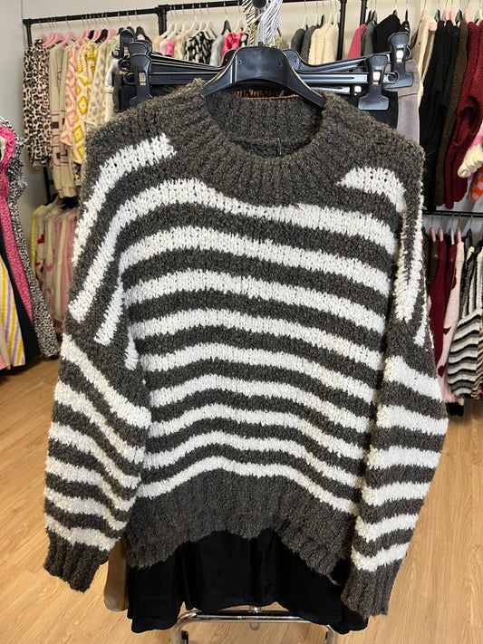 Pullover "Boucle" (taupe)