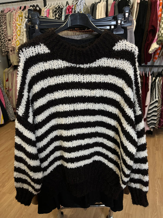 Pullover "Boucle" (dunkelbraun)