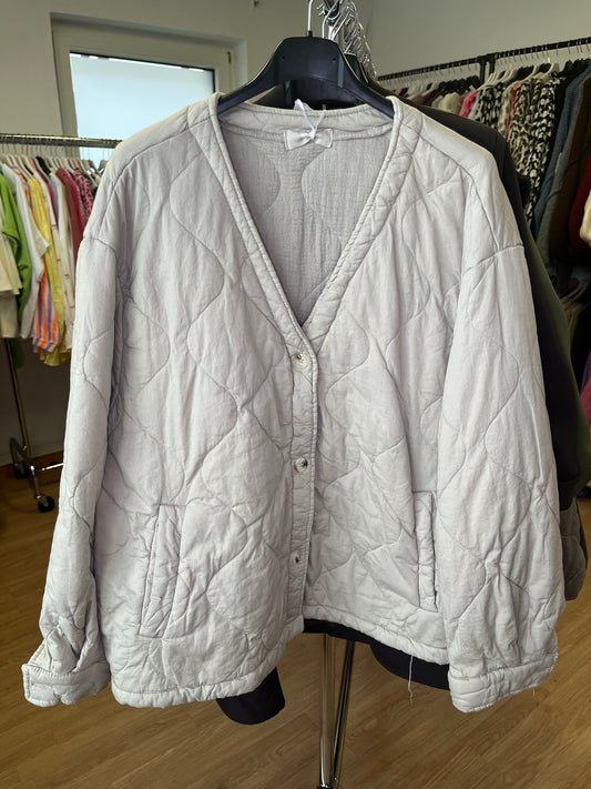 Steppjacke Musselin Innenfutter (beige)