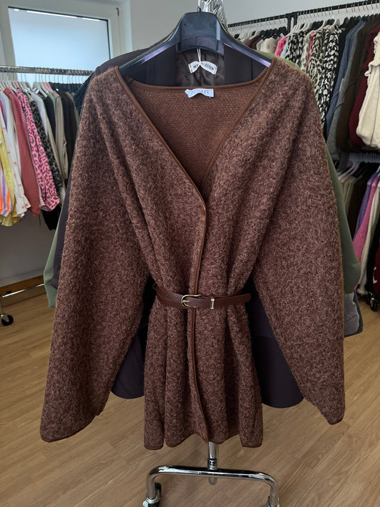 Poncho-Mantel (braun)