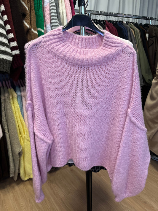 Basic Pullover (rosa)