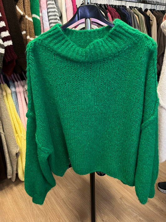 Basic Pullover (grün)