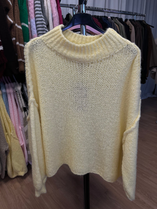Basic Pullover (gelb)