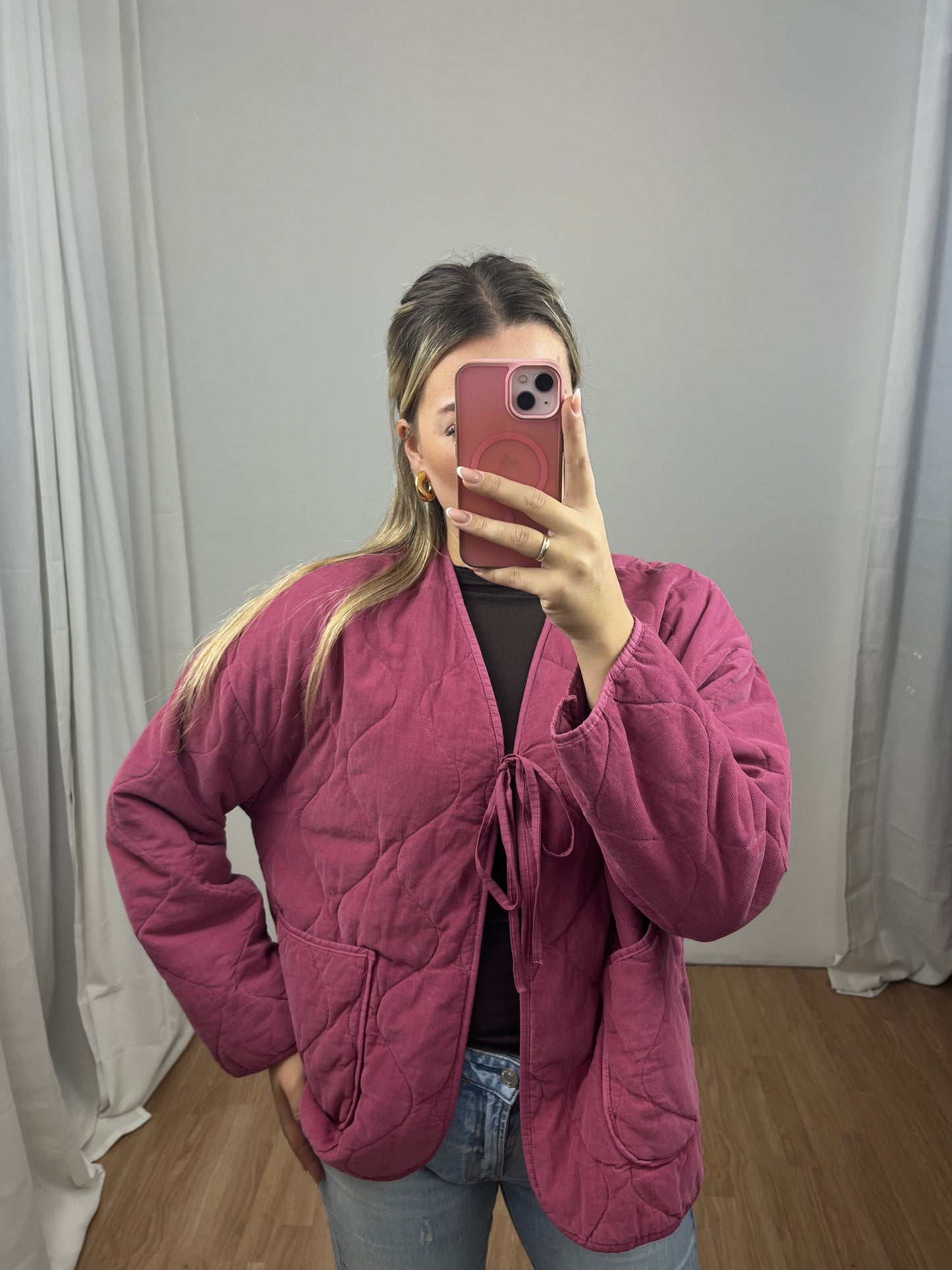 Cord Steppjacke "Lavinia"