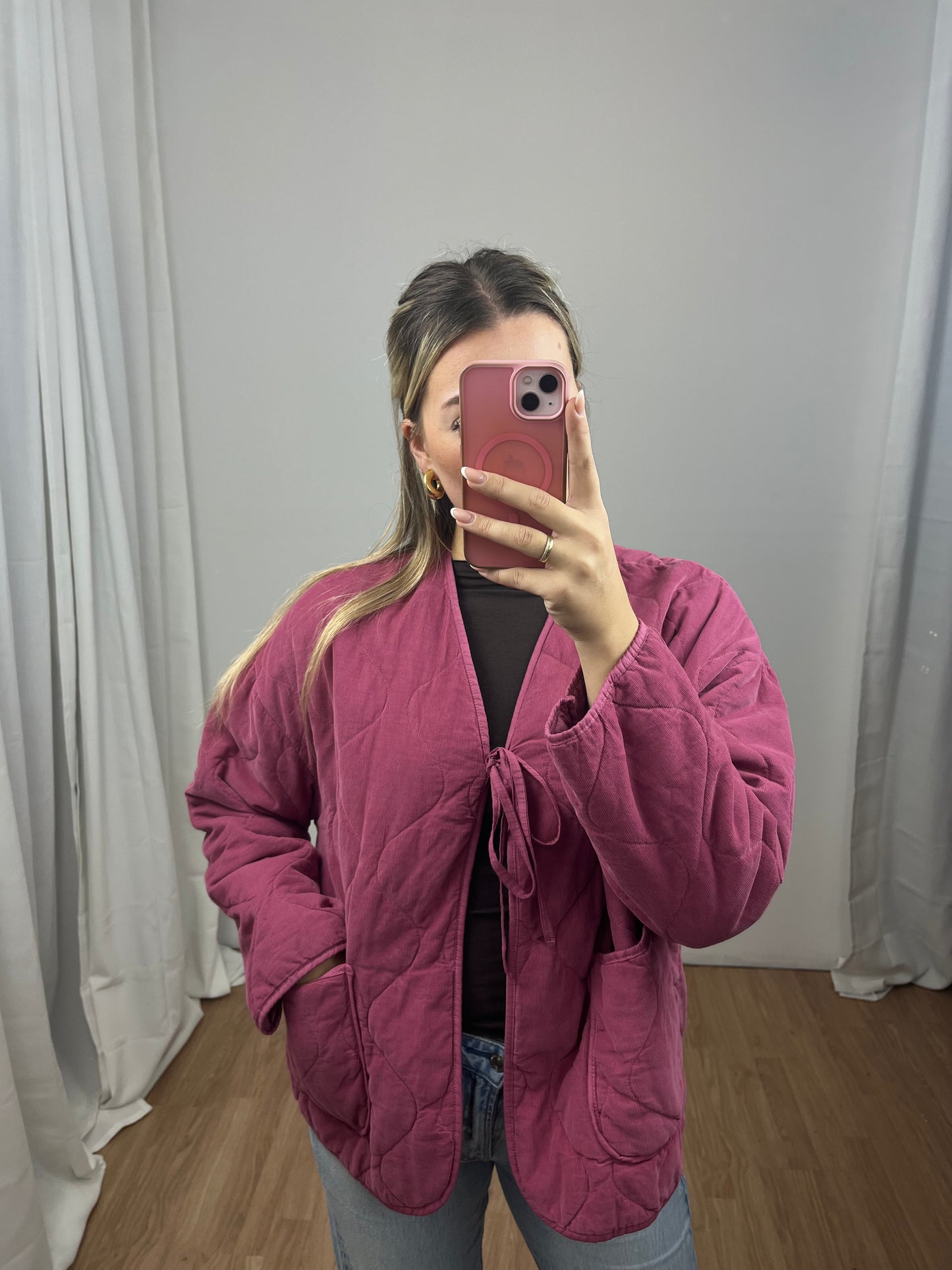 Cord Steppjacke "Lavinia"