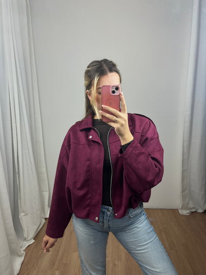 Ballonjacke Wildlederoptik "Wilma"