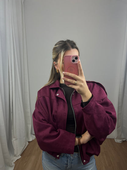 Ballonjacke Wildlederoptik "Wilma"