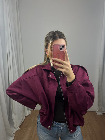 Ballonjacke Wildlederoptik "Wilma"