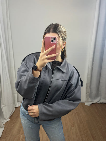 Ballonjacke Wildlederoptik "Wilma"