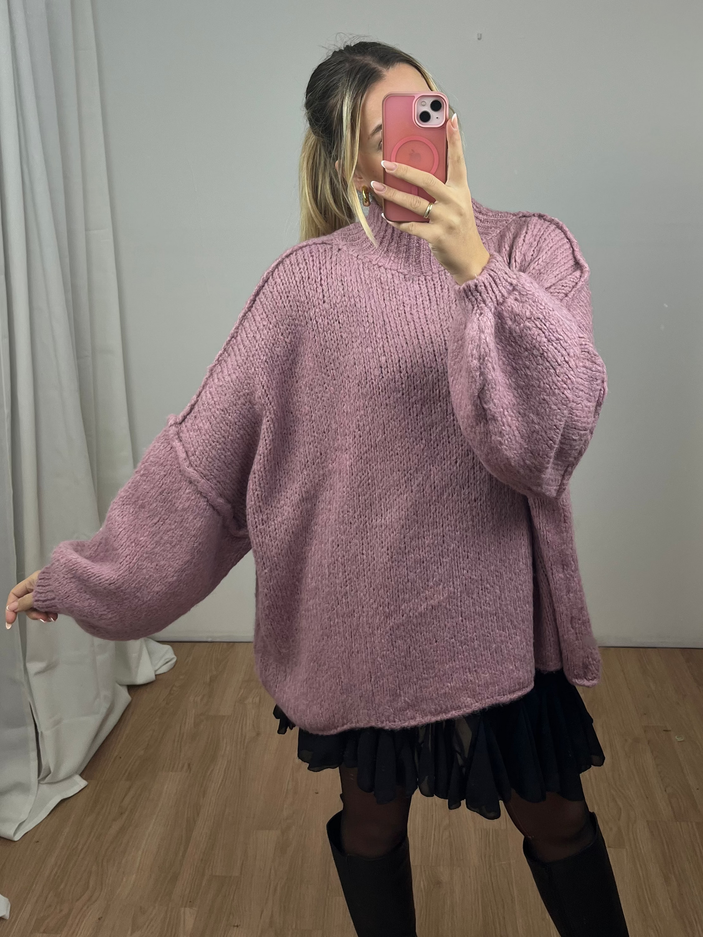 Basic Pullover "Luna" -lang-