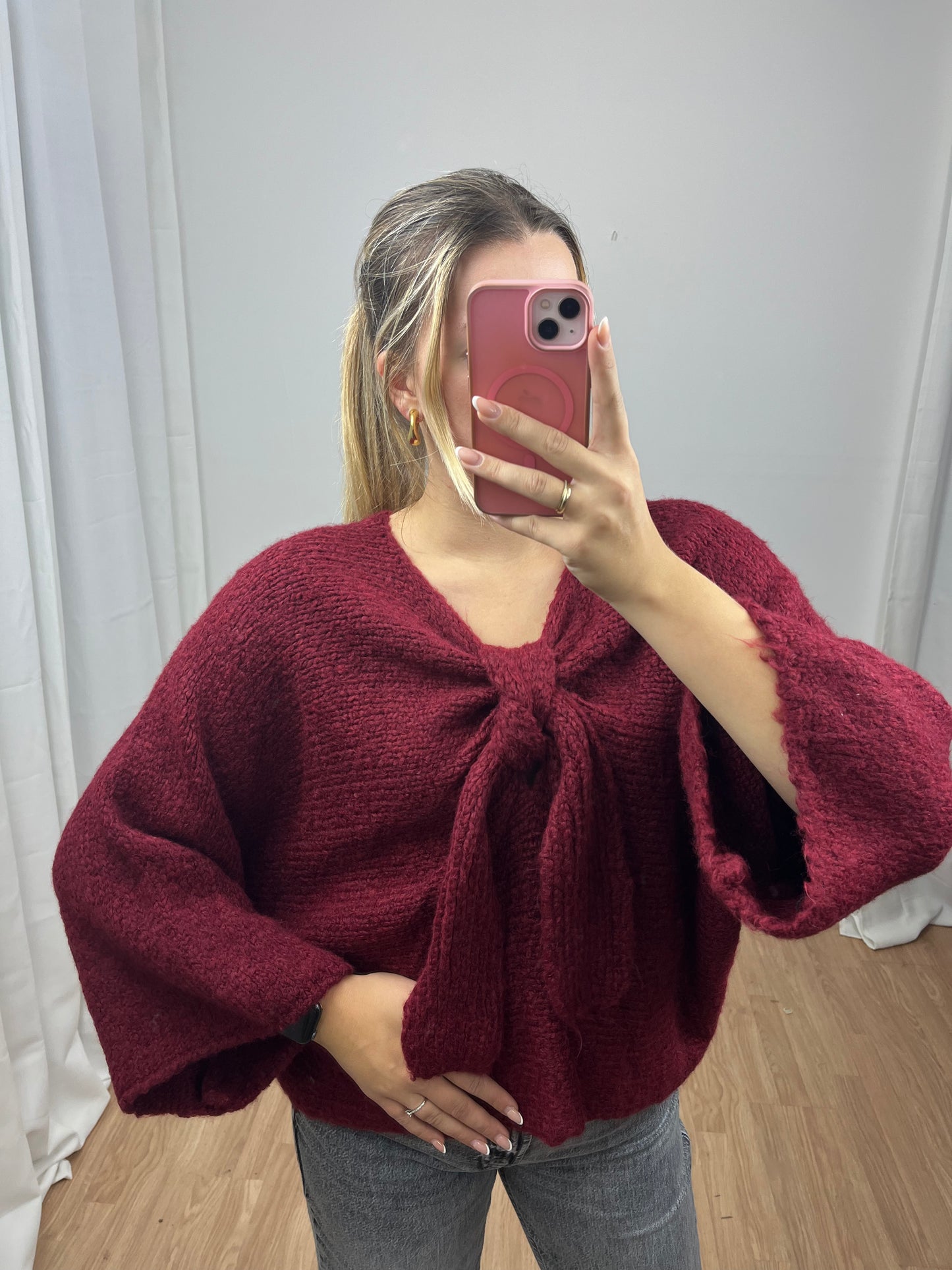 Schleifen Pullover "Fina" Sale