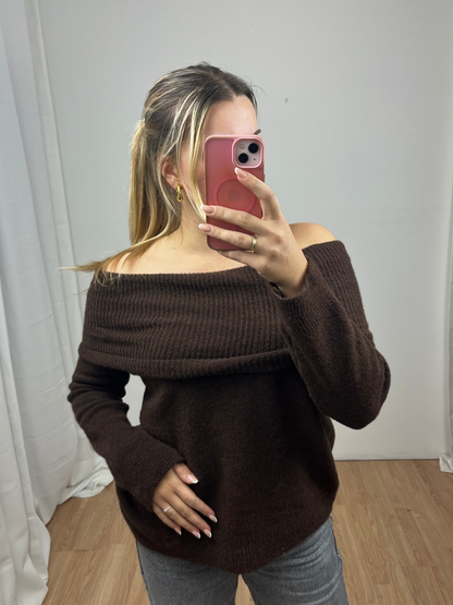 Off Shoulder Pullover "Jule" Sale