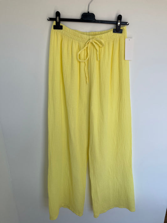 Musselin Hose "Nora" (gelb)
