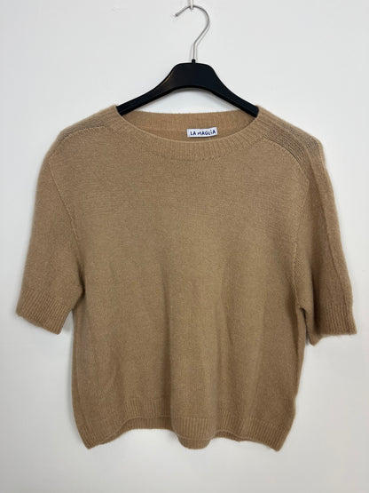 Kurzarm-Pullover Alpaka "Sophia"