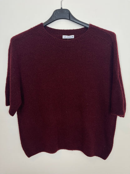 Kurzarm-Pullover Alpaka "Sophia"