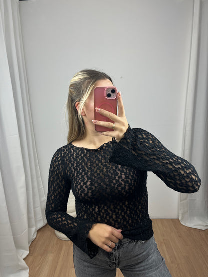 Spitzen Longsleeve "Samira"