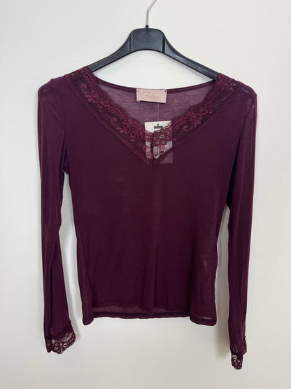 Kaschmir Spitze Longsleeve "Maria"