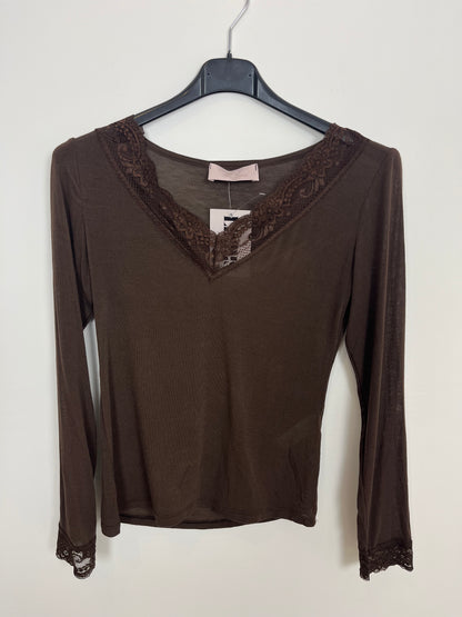 Kaschmir Spitze Longsleeve "Maria"