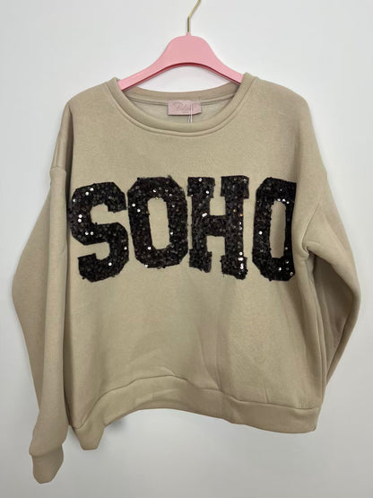 Sweatshirt Pailetten "Soho"