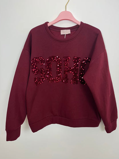 Sweatshirt Pailetten "Soho"