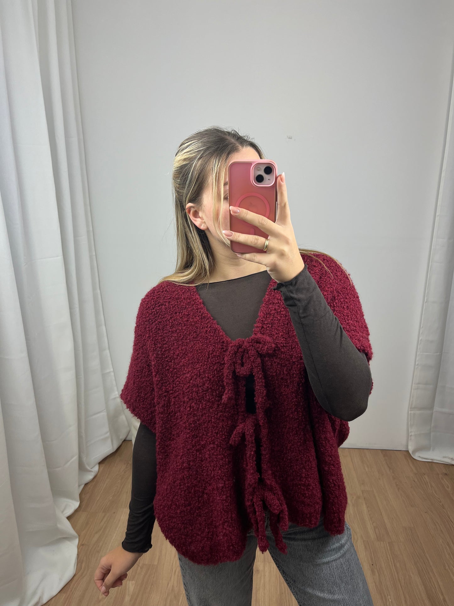 Bouclé Weste "Nora"