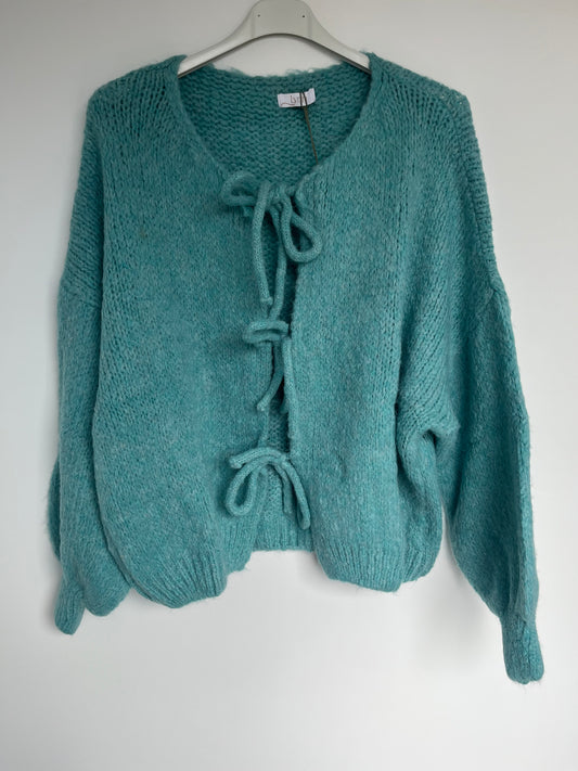 Cardigan Schleifen "Lara" (türkis)