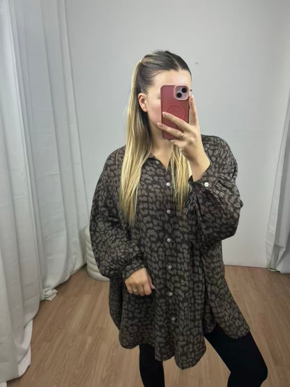 Leo Musselin Bluse "Mia" -lang-