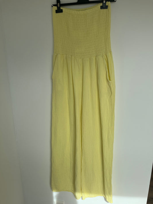 Musselin Jumpsuit "Julia" (gelb)