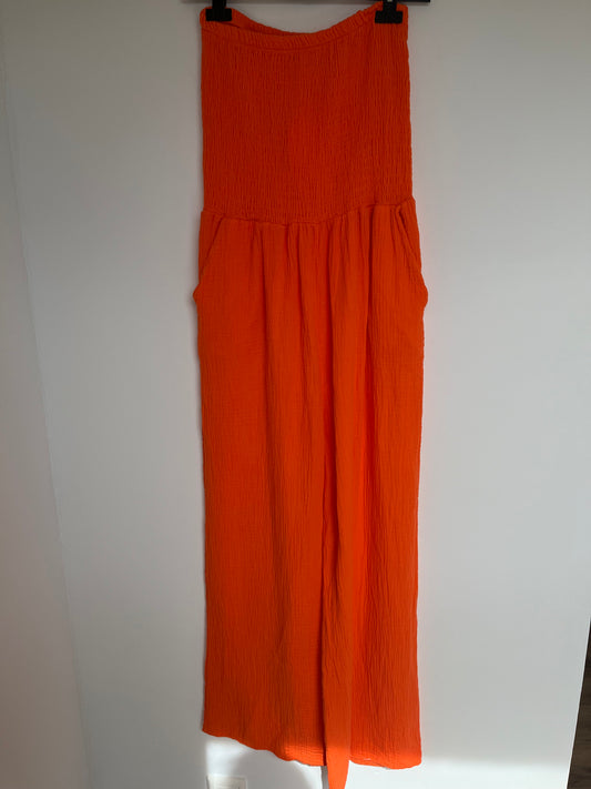 Musselin Jumpsuit "Julia" (orange)