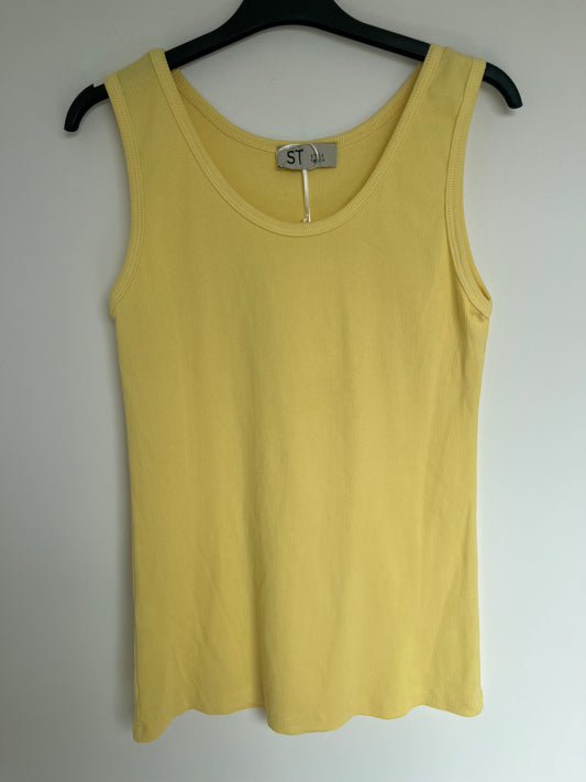 SALE Basic Top gerippt (gelb)