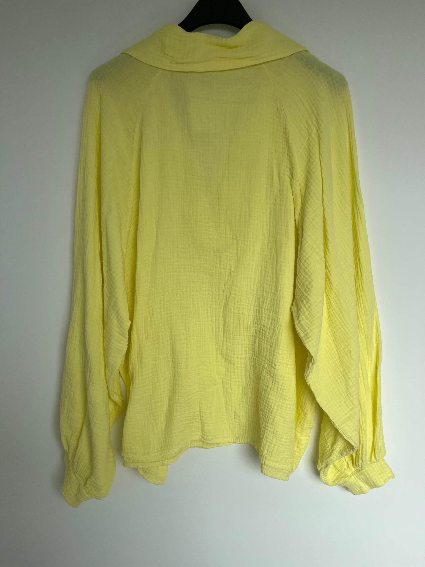 SALE Musselin Bluse "Tanja" (gelb)