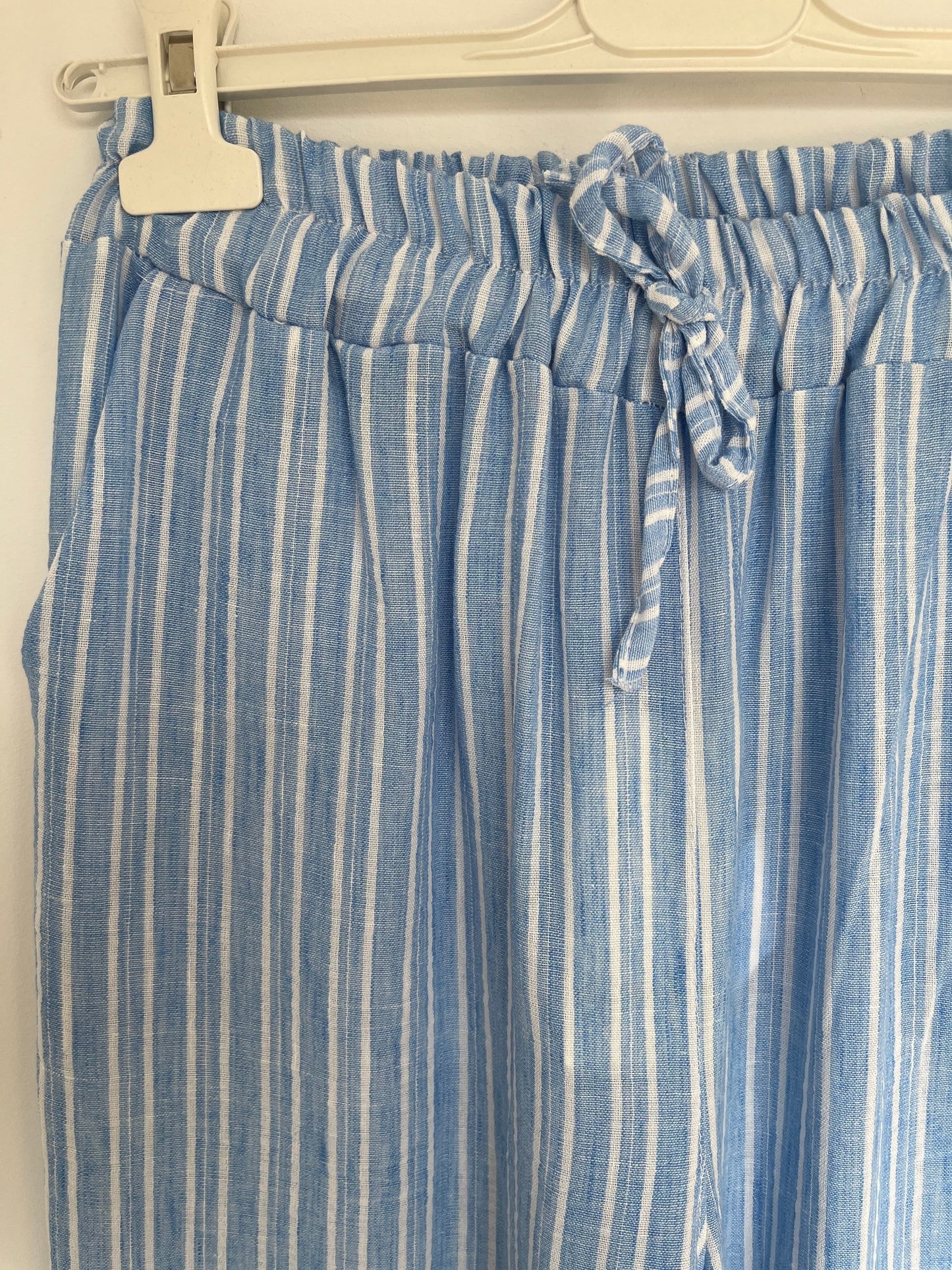 SALE Hose Leinenmix "Clara" (blau)