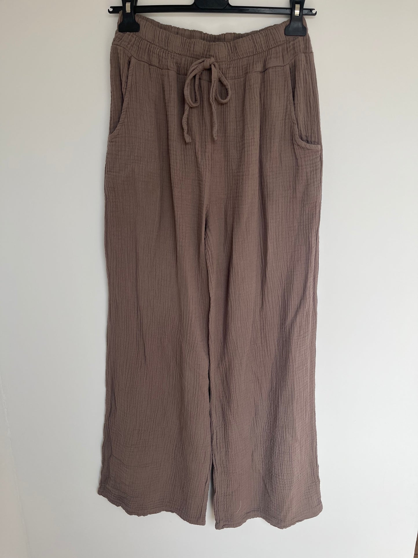 Musselin Hose (taupe)