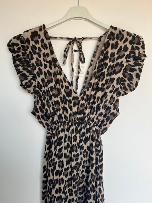 Musselin Kurzarm-Kleid "Lena" Leo (Leo normal)