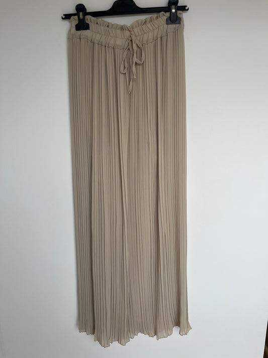 Plissee-Hose "Heidi" (beige)