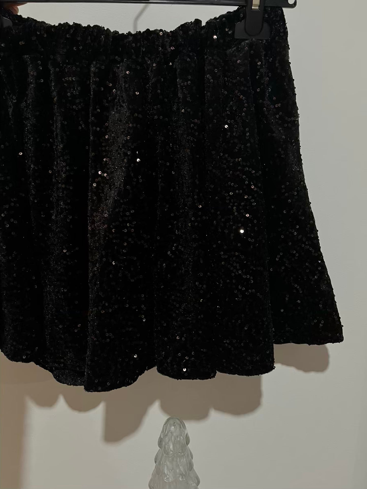Pailetten Samt Hosenrock "Stella"