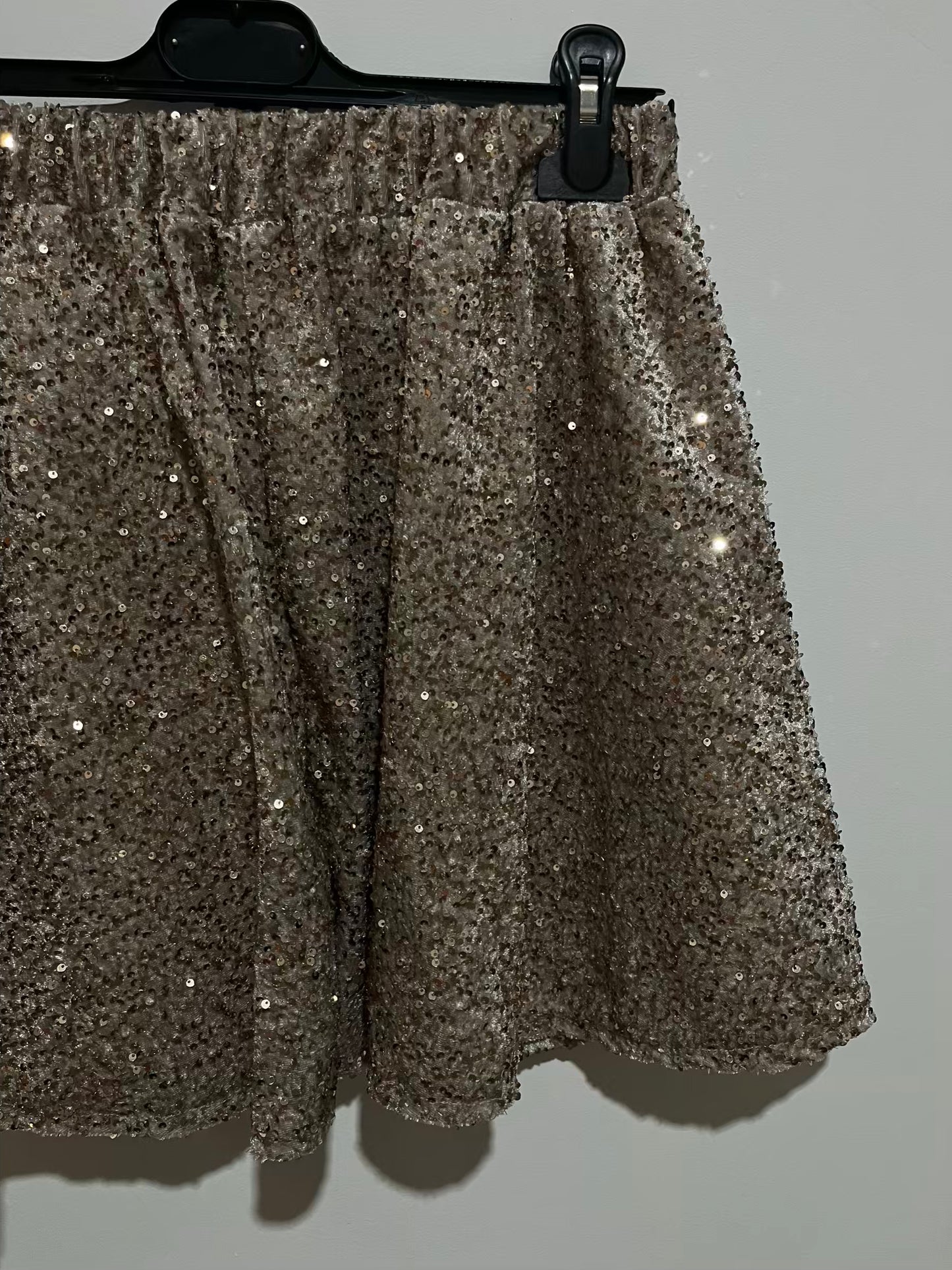 Pailetten Samt Hosenrock "Stella"