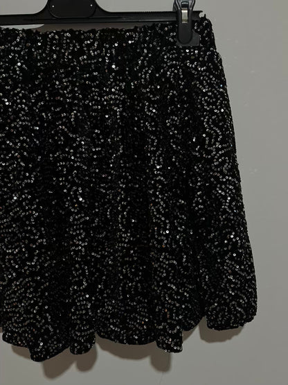 Pailetten Samt Hosenrock "Stella"