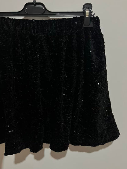 Pailetten Samt Hosenrock "Stella"