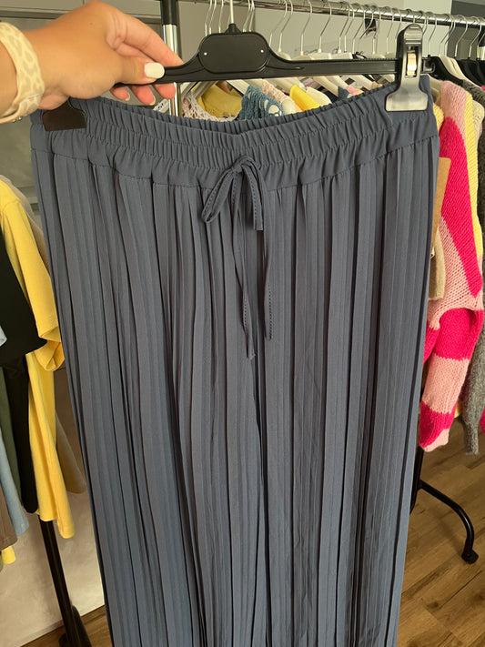 Plissee-Hose "Heidi" (blau)