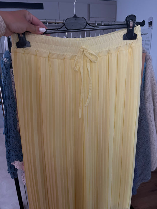 Plissee-Hose "Heidi" (gelb)