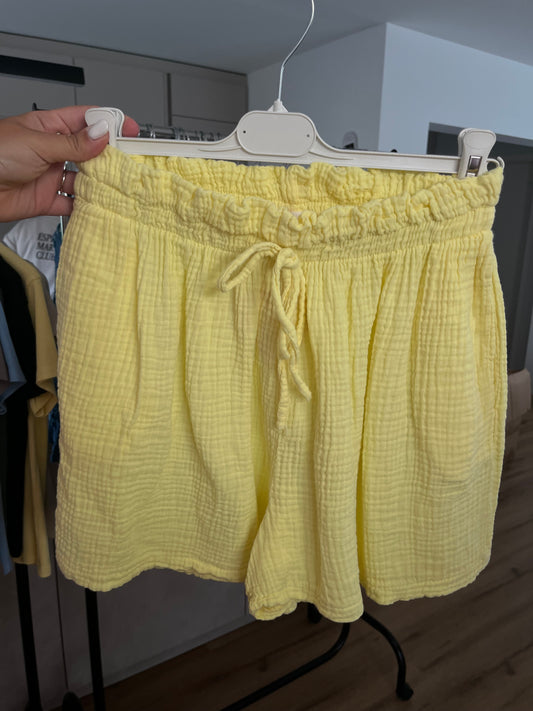Musselin Shorts (gelb)