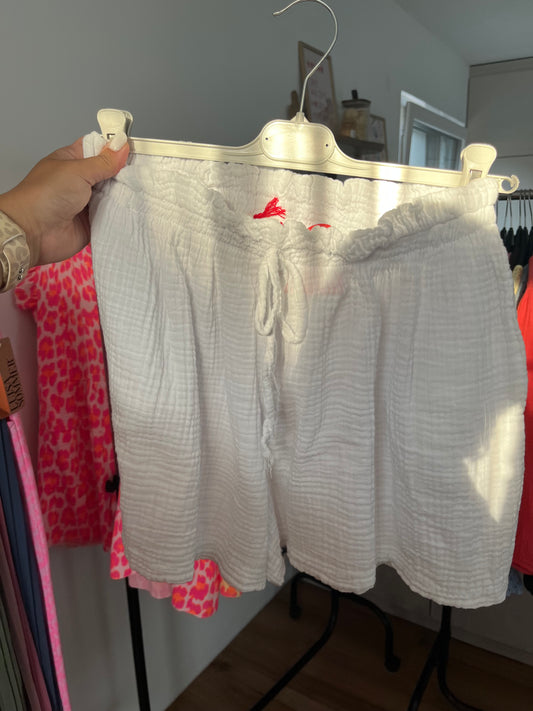 Musselin Shorts (weiß)