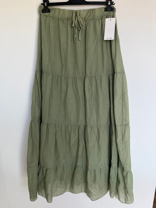 SALE Maxi Rock "Sarah" (khaki)