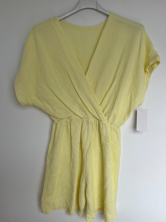Musselin Jumpsuit "Lea" (gelb)