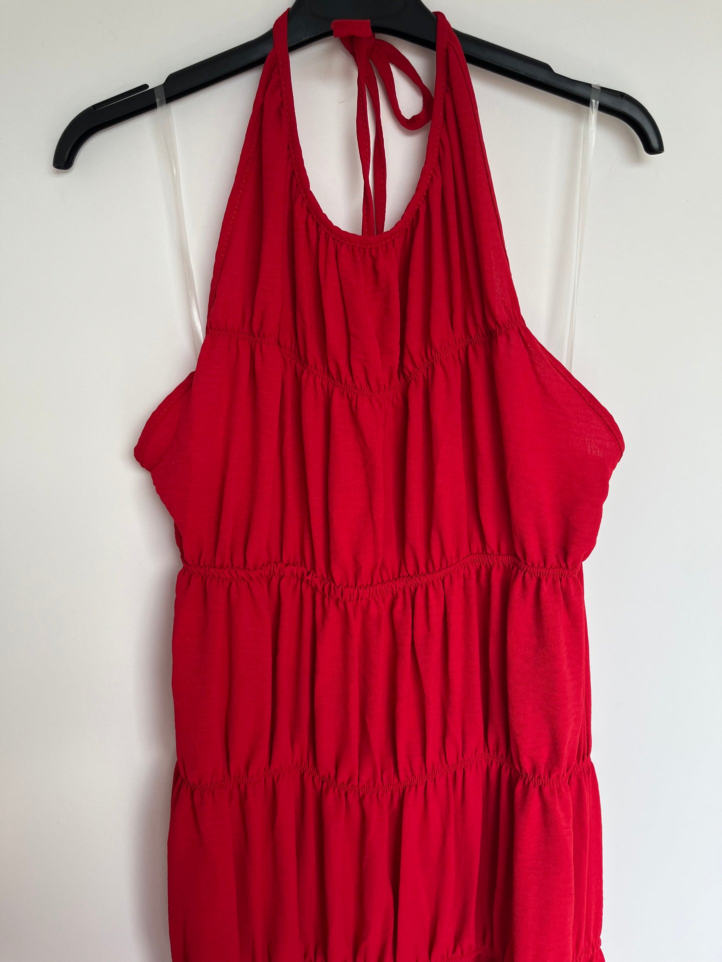 SALE Kleid rückenfrei "Amalia" (rot)
