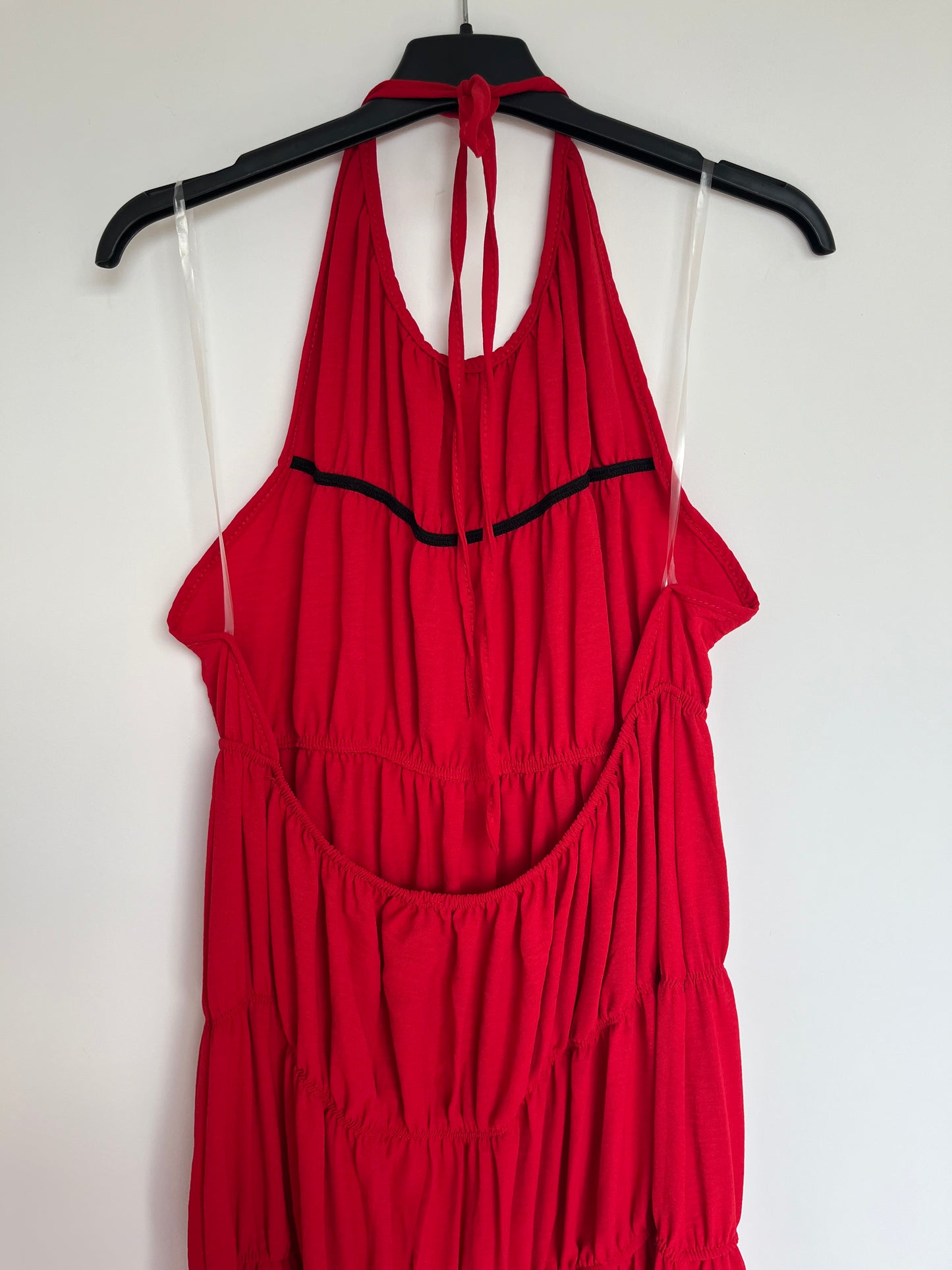 SALE Kleid rückenfrei "Amalia" (rot)