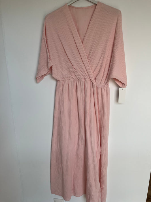 Musselin Kleid "Lilli" (rosa)