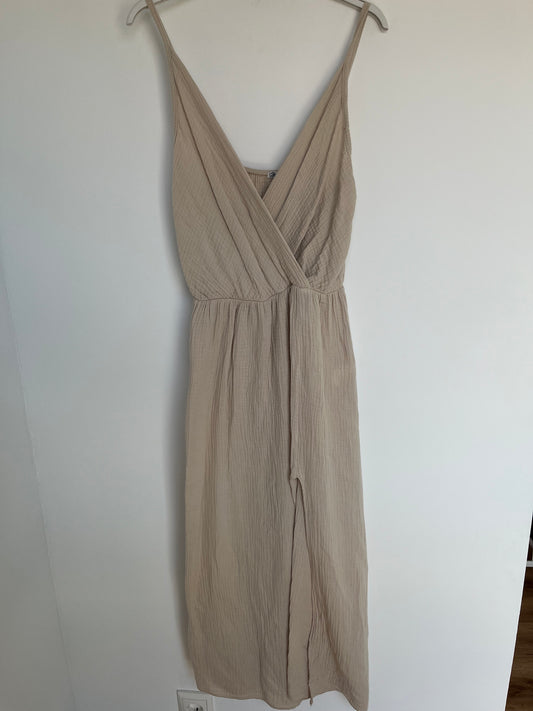 SALE Musselin Trägerkleid "Marie" (beige)